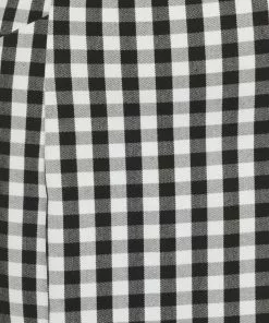 New In Collectif Lorrina Gingham 60's Pencil Skirt Black White 8 New In Collectif Lorrina Gingham 60's Pencil Skirt Black White