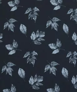 Collectif Mattie Fall Leaves 50's Swing Skirt Blue