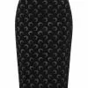 Collectif Polly Glitter Moon Velvet 50's Pencil Skirt Black