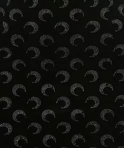 Collectif Polly Glitter Moon Velvet 50's Pencil Skirt Black 8 Collectif Polly Glitter Moon Velvet 50's Pencil Skirt Black