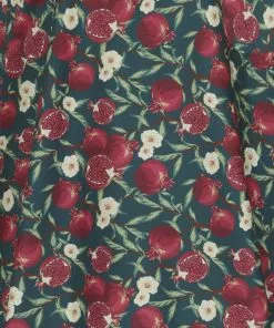 New In Collectif Silvia Pomegranata 50's Swing Skirt Teal 9 New In Collectif Silvia Pomegranata 50's Swing Skirt Teal