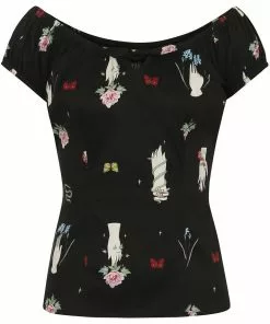 Collectif Lorena Carpe Diem 50's Top Black