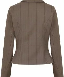 New In Collectif Lea Herringbone 40's Riding Jacket Brown 10 New In Collectif Lea Herringbone 40's Riding Jacket Brown
