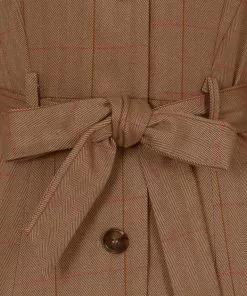 Collectif Nala Herringbone 40's Coat Brown New In 10 Collectif Nala Herringbone 40's Coat Brown New In