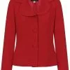 Collectif Brooke 40's Jacket Red New In 1 Collectif Brooke 40's Jacket Red New In