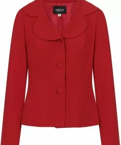 Collectif Brooke 40's Jacket Red New In