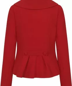 Collectif Brooke 40's Jacket Red New In