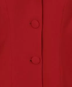 Collectif Brooke 40's Jacket Red New In 8 Collectif Brooke 40's Jacket Red New In