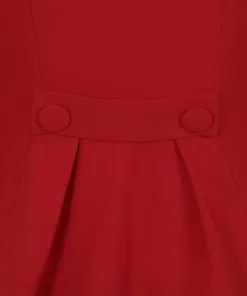 Collectif Brooke 40's Jacket Red New In 9 Collectif Brooke 40's Jacket Red New In