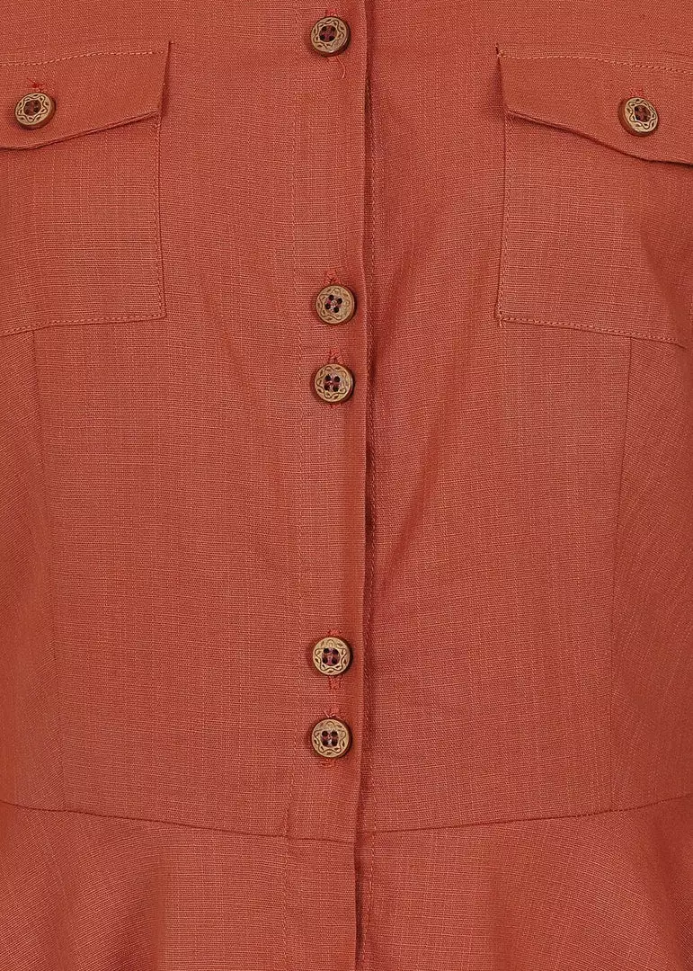 Collectif Hailey 60's Dress Orange 5 Collectif Hailey 60's Dress Orange