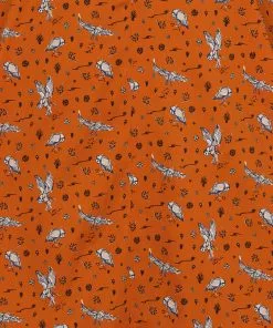 Collectif Dolores Hoot Hoot Owl 50's Swing Dress Orange New In 10 Collectif Dolores Hoot Hoot Owl 50's Swing Dress Orange New In