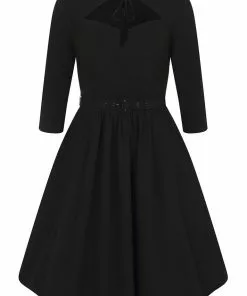 Collectif Brie 40's Swing Dress Black