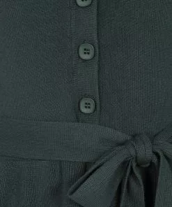 New In Collectif Flo Peplum 40's Cardigan Green 9 New In Collectif Flo Peplum 40's Cardigan Green