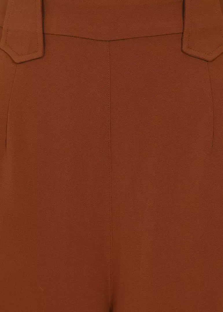 New In Collectif Darleen 40's Trousers Brown 6 New In Collectif Darleen 40's Trousers Brown