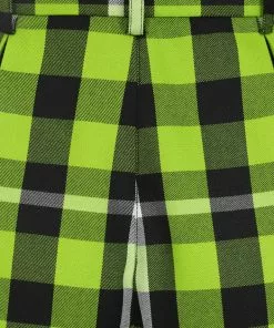 New In Collectif Rada Frogs Breath Check 60's Trousers Green