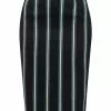 Collectif Polly Witch Stripes 50's Pencil Skirt Black New In 1 Collectif Polly Witch Stripes 50's Pencil Skirt Black New In
