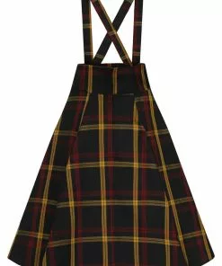 New In Collectif Alexa Giles Check 50's Swing Skirt Multi