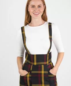 New In Collectif Alexa Giles Check 40's Pencil Skirt Multi 14 New In Collectif Alexa Giles Check 40's Pencil Skirt Multi