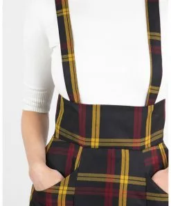 New In Collectif Alexa Giles Check 40's Pencil Skirt Multi 15 New In Collectif Alexa Giles Check 40's Pencil Skirt Multi