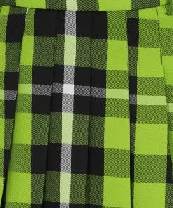 New In Collectif Daria Frogs Breath 60's Mini Skirt Green 13 New In Collectif Daria Frogs Breath 60's Mini Skirt Green