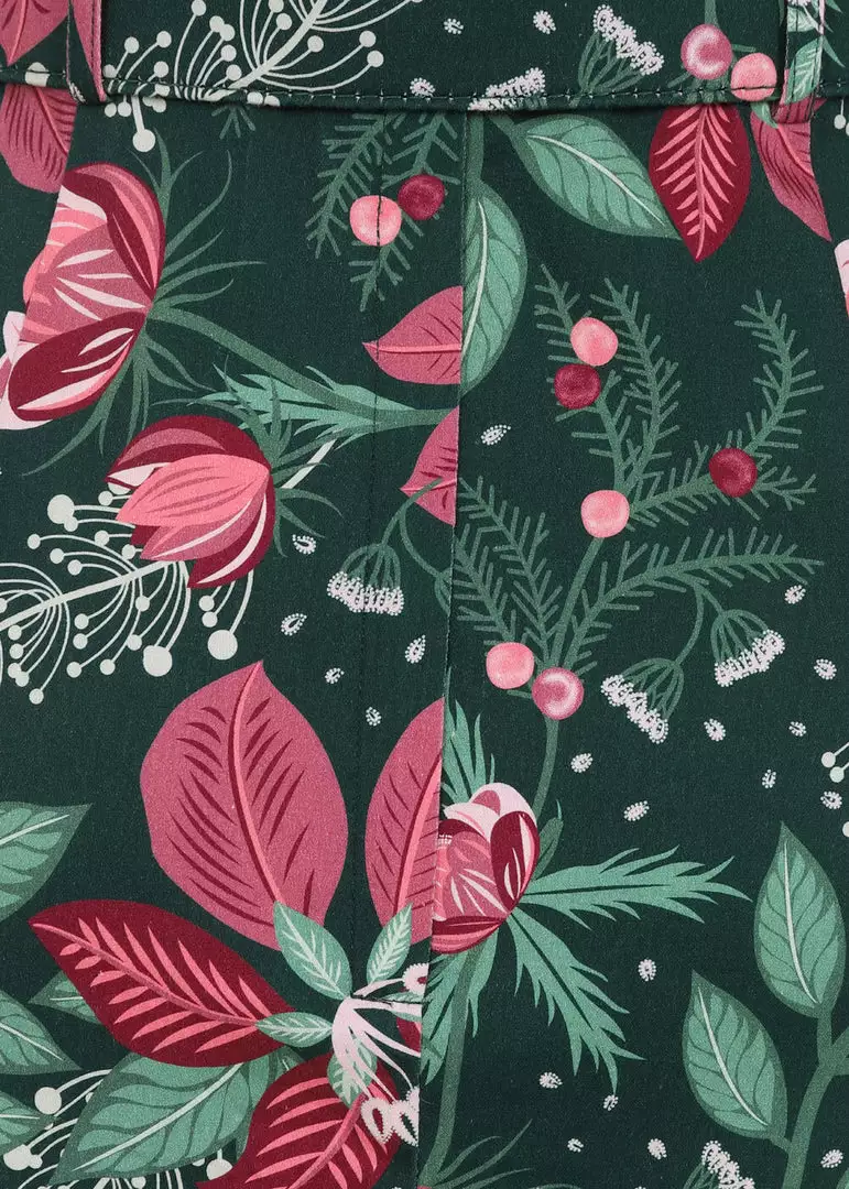 New In Collectif Juanita Escapist Floral 50's Pencil Skirt Multi 6 New In Collectif Juanita Escapist Floral 50's Pencil Skirt Multi