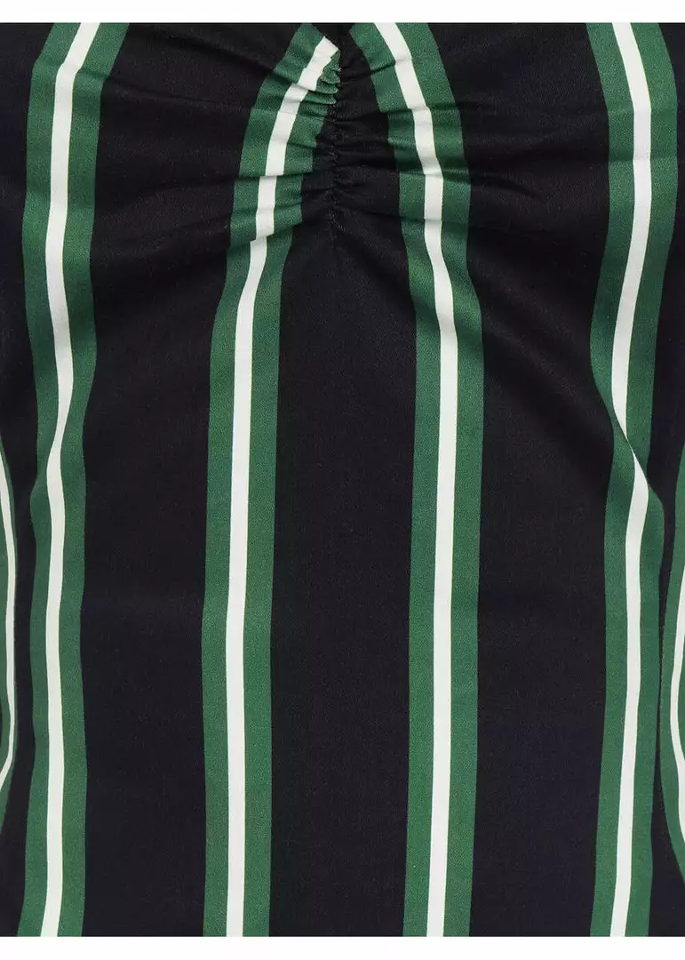 Collectif Mimi Witch Stripes 50's Top Black New In 4 Collectif Mimi Witch Stripes 50's Top Black New In