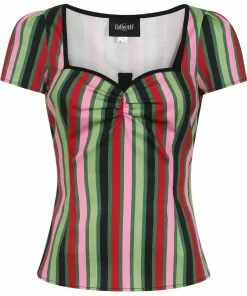 Collectif Mimi Mountain Stripe 50's Top New In