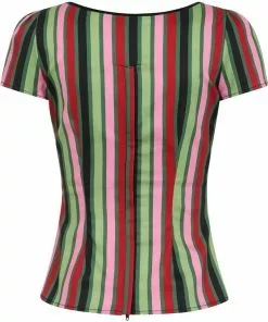 Collectif Mimi Mountain Stripe 50's Top New In 8 Collectif Mimi Mountain Stripe 50's Top New In