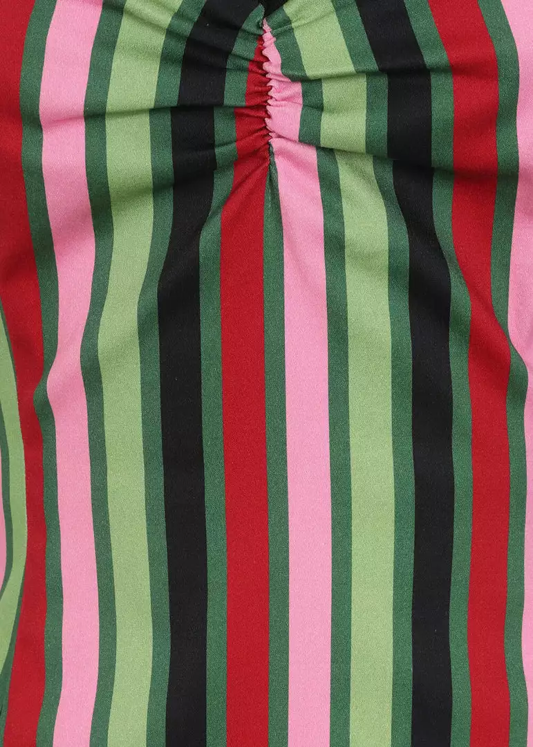 Collectif Mimi Mountain Stripe 50's Top New In 6 Collectif Mimi Mountain Stripe 50's Top New In