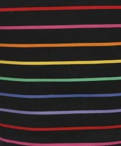 Collectif Dolores Dark Rainbow 50's Top Black Multi New In 11 Collectif Dolores Dark Rainbow 50's Top Black Multi New In