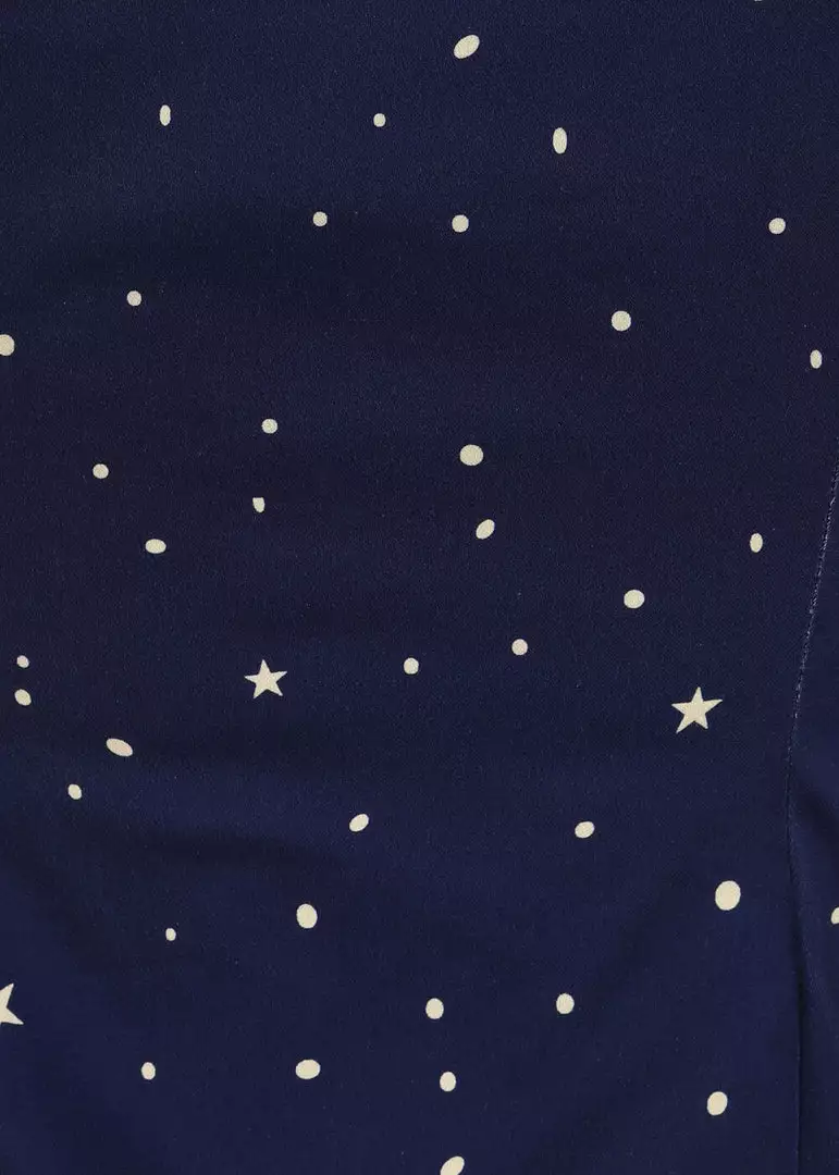 Collectif Dolores Magic Stars 50's Top Navy Blue 6 Collectif Dolores Magic Stars 50's Top Navy Blue