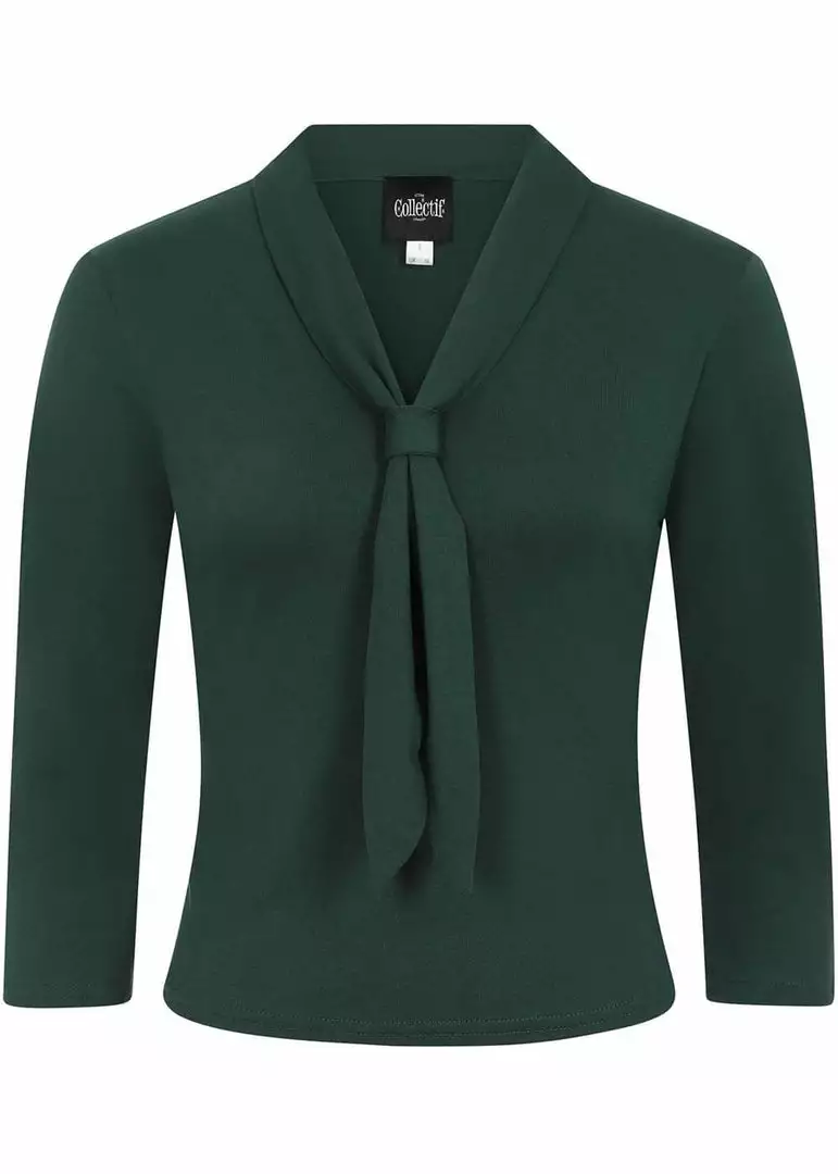 Collectif Tave 50's Top Green New In 3 Collectif Tave 50's Top Green New In