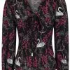 Collectif Luiza Swan Forest 40's Blouse Multicolour 1 Collectif Luiza Swan Forest 40's Blouse Multicolour
