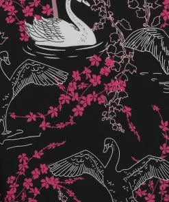 Collectif Luiza Swan Forest 40's Blouse Multicolour