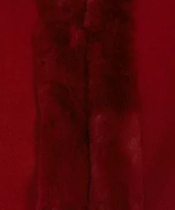 Collectif Marcia Faux Fur 40's Bolero Wine New In