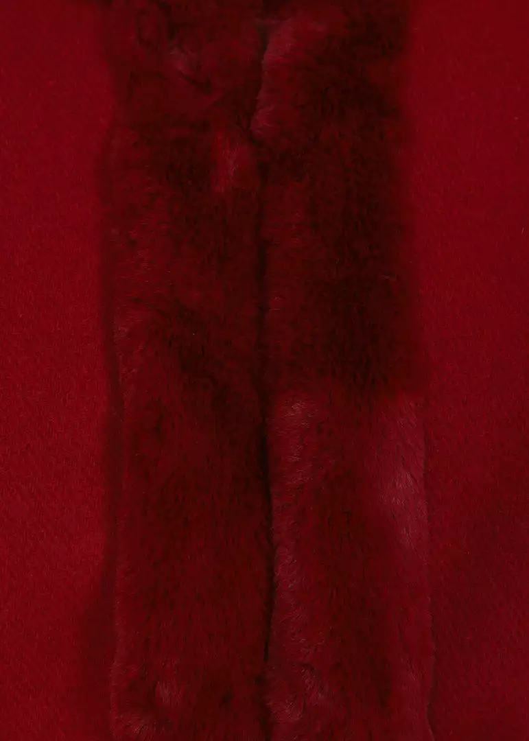 Collectif Marcia Faux Fur 40's Bolero Wine New In 4 Collectif Marcia Faux Fur 40's Bolero Wine New In