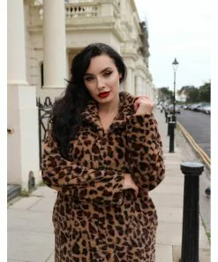 Collectif Mallory Leopard 50's Coat Leopard 10 Collectif Mallory Leopard 50's Coat Leopard