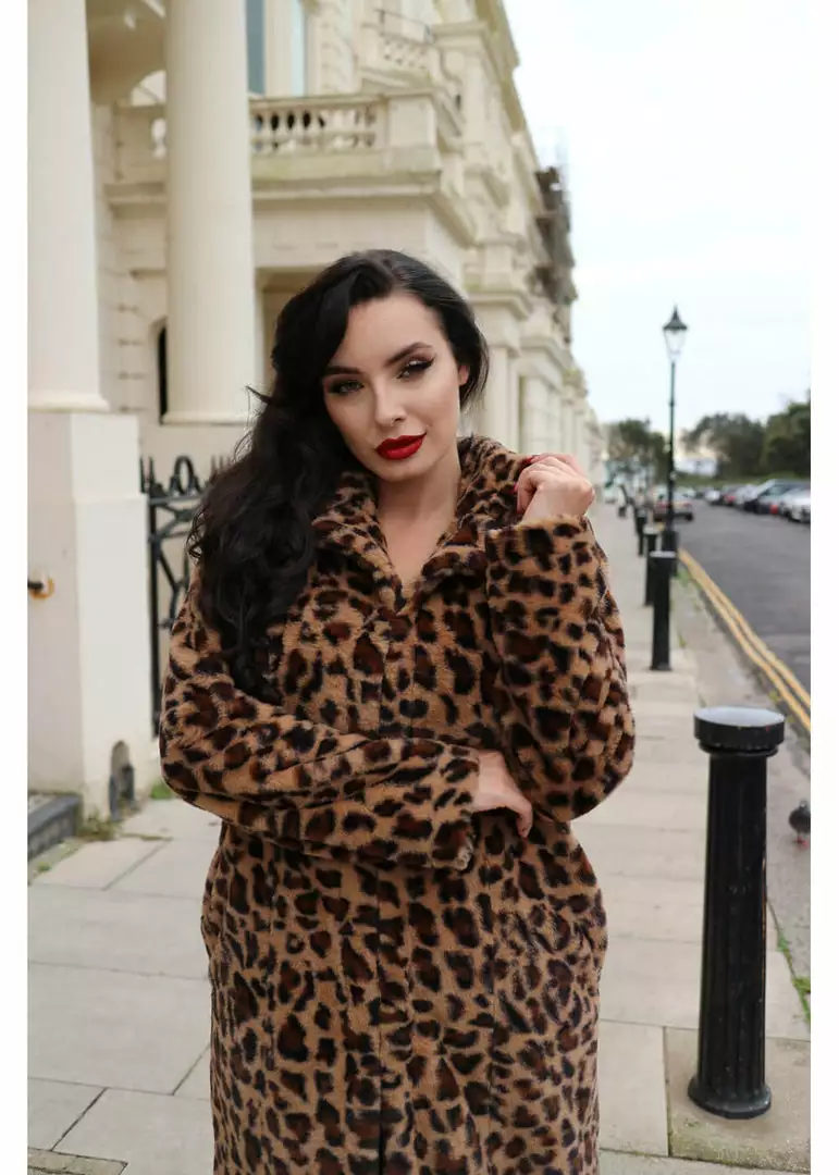 Collectif Mallory Leopard 50's Coat Leopard 5 Collectif Mallory Leopard 50's Coat Leopard