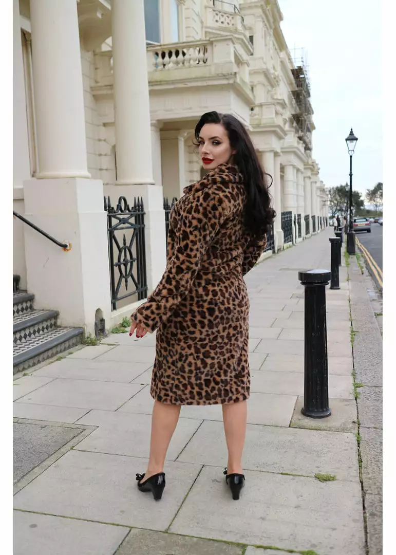 Collectif Mallory Leopard 50's Coat Leopard 6 Collectif Mallory Leopard 50's Coat Leopard