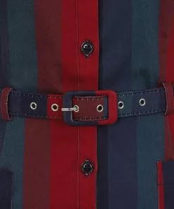 New In Collectif Caterina Jewel Stripe 50's Pencil Dress Multi