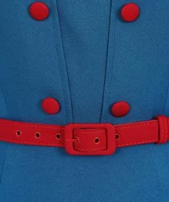 Collectif Aleksi 50's Pencil Dress Petrol New In 12 Collectif Aleksi 50's Pencil Dress Petrol New In