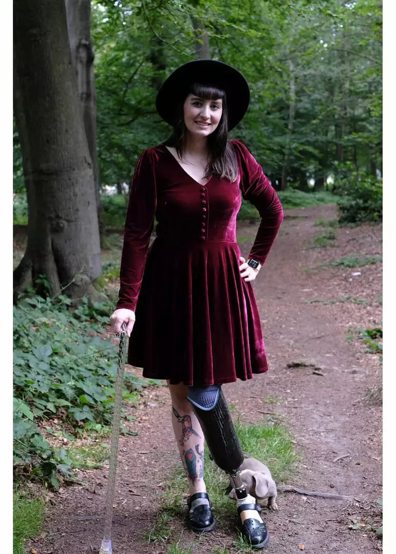 Collectif Clarina 60's Mini Dress Wine 7 Collectif Clarina 60's Mini Dress Wine