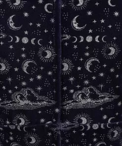 Collectif Trixie Celestial 50's Velvet Swing Dress Purple 14 Collectif Trixie Celestial 50's Velvet Swing Dress Purple