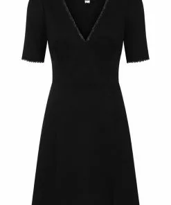 Collectif Vega 60's Mini Dress Black