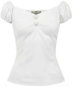 Collectif Dolores 50's Top White New In
