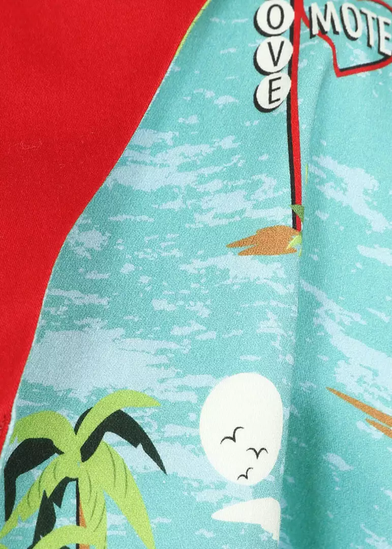 Collectif Lorna Motel 50's Bolero Blue New In 6 Collectif Lorna Motel 50's Bolero Blue New In