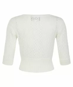 New In Collectif Linda 40's Cardigan Ivory 9 New In Collectif Linda 40's Cardigan Ivory