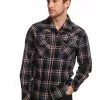 New In Collectif Men Tiago Scot Check Shirt Blue 2 New In Collectif Men Tiago Scot Check Shirt Blue