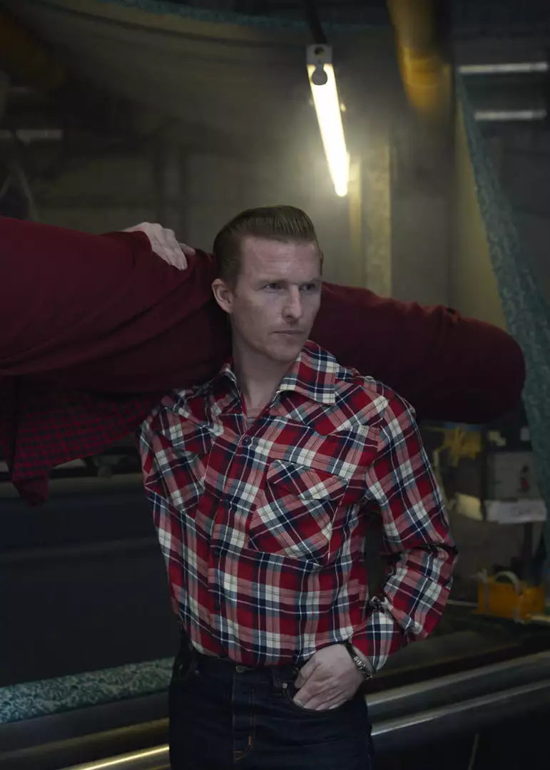 Collectif Men Tiago Mountain Check Shirt Red New In 5 Collectif Men Tiago Mountain Check Shirt Red New In