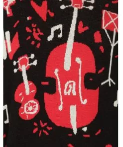 Collectif Mens Jimmy Jazz Sound 50's Jumper Black New In